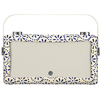 VQ Hepburn Mk II DAB+/FM Bluetooth Digital Radio, Emma Bridgewater Design Blue Daisy VQ Hepburn Mk II DAB+/FM Bluetooth Digital Radio, Emma Bridgewater Design Blue Daisy
